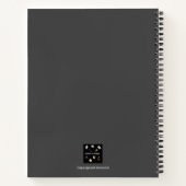 DUAL COMPOSITION GRAY HALF BLANK/WIDE RULL NOTITIEBOEK (Achterkant)