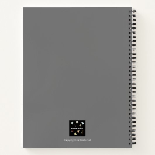 DUAL COMPOSITION HALF BLANK/WIDE RULL NOTITIEBOEK (Achterkant)