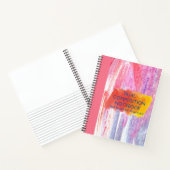 DUAL COMPOSITION PINK HALF BLANK/WIDE RULL NOTITIEBOEK (Binnen)