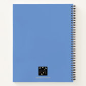 DUAL COMPOSITION TRI-COLORED BLANK/WIDE RULL NOTITIEBOEK (Achterkant)