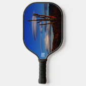 Dual Desert Zonsondergangen Pickleball Paddle (Achterkant)