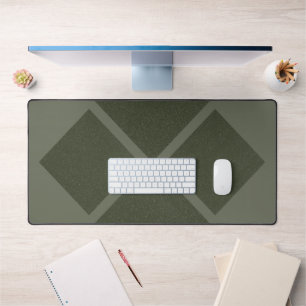 Dual Diamond Moss Green Desk Mat – 