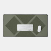 Dual Diamond Moss Green Desk Mat –  (Keyboard & Muis)
