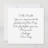 Dual Duo Split Foto Hart Besties Schattigee Kaart (Achterkant)