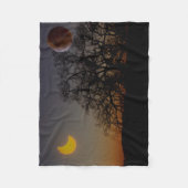 Dual Eclipses ventilatorbak Fleece Deken (Voorkant)