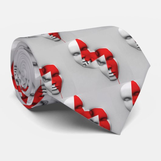 Dual Face-masker Stropdas (Opgerold)