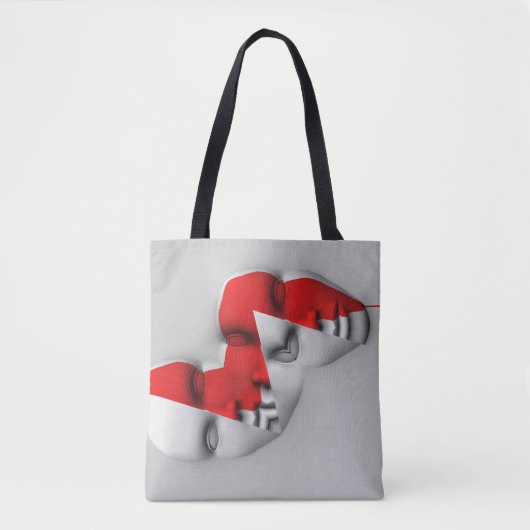 Dual Face-masker Tote Bag (Voorkant)