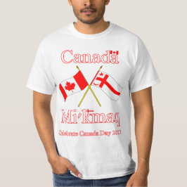 DUAL FLAGS CANADA DAY 2017 T-SHIRT