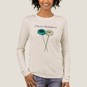 Dual Harmony,balance concept, symmetry design Tri-Blend Shirt (Voorkant)