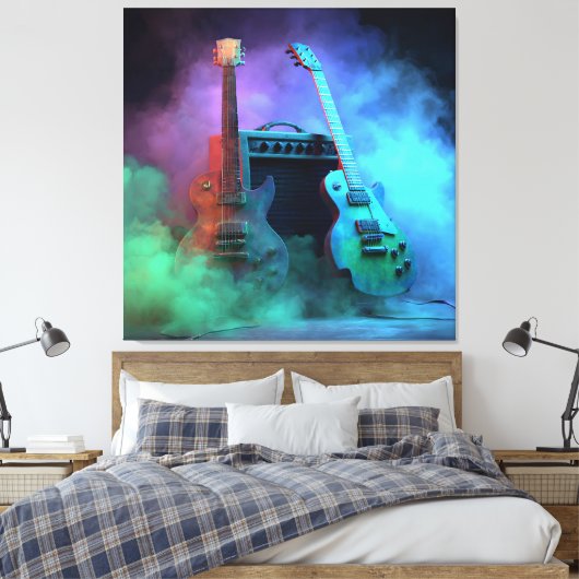 Dual Harmony Canvas Afdruk (Insitu (Slaapkamer))