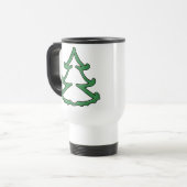 Dual Holiday Tree Travel Mug Reisbeker (Voorkant links)