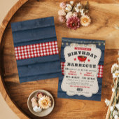 Dual Joint Dubbele verjaardag BBQ Zomer Barbecue Kaart