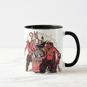 Dual Krampus en St. Nick Coffee-Mok Mok
