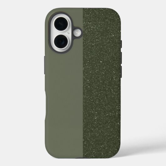 Dual Moss Texture iPhone 16 Hoesje – Custom Ready (Achterkant)