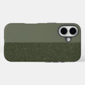 Dual Moss Texture iPhone 16 Hoesje – Custom Ready (Achterkant (horizontaal))