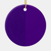Dual Paarse Glitter Split Ornament – (Voorkant)