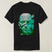 Dual Perception Textured Portrait Art-Abstract  T-shirt (Design voorkant)