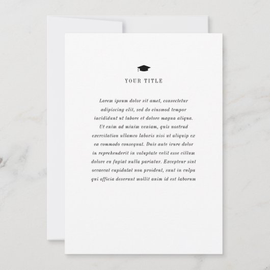 Dual Photo Childhood Huidige Afstudeerder Foto Afs Aankondiging (Achterkant)