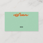 Dual-purpose kaart visitekaartje (Achterkant)