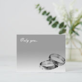 Dual Rings-Briefkaart Briefkaart (Staand voorkant)