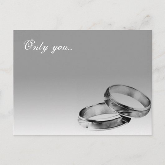 Dual Rings-Briefkaart Briefkaart (Voorkant)