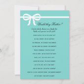 Dual Side Aqua & Bows Vrijgezellenfeest Games (Voorkant)