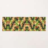 Dual Side Camouflage Militaire Patroon Yoga Mat (Achterkant (horizontaal))