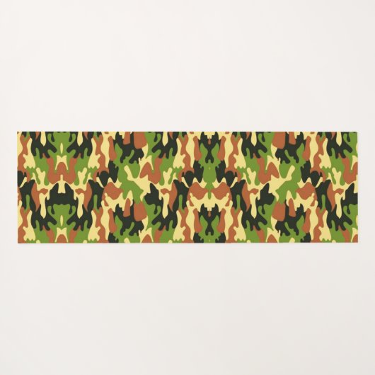 Dual Side Camouflage Militaire Patroon Yoga Mat (Achterkant (horizontaal))