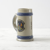 Dual Side Stein met naam Bierpul (Voorkant links)