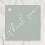 Dual Sided Baby shower Hartelijk dank dat u pleido Bedankjes Labels (Voorkant)