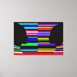 Dual Spectrum Silhouette Canvas Afdruk