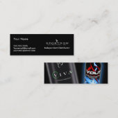 Dual Sportron Business Skinny Card Mini Visitekaartje (Voorkant / Achterkant)