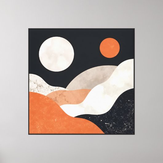 Dual Sun Horizons Canvas Afdruk (Voorkant)
