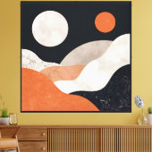 Dual Sun Horizons Canvas Afdruk (Insitu (Woonkamer))