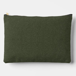 Dual-Texture Moss Green Print Cut Naaizak Etui