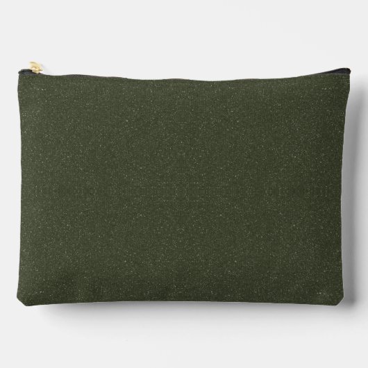 Dual-Texture Moss Green Print Cut Naaizak Etui (Voorkant)