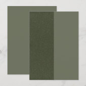 Dual-Tone Mosgroen Save the Date – Aanpasbaar (Voorkant / Achterkant)
