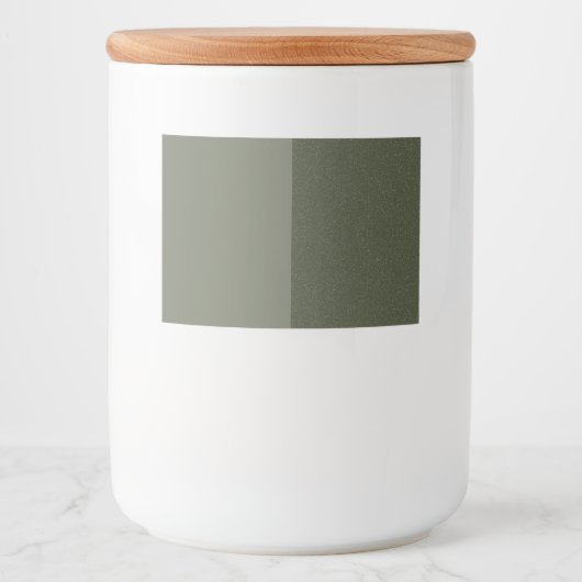 Dual-Tone Moss Green Vinyl Etiket Set - Aangepast (Voorkant)