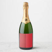 Dual-tone tomaat rode drank label set (Custom) Sparkling Wijnetiket (Voorkant)