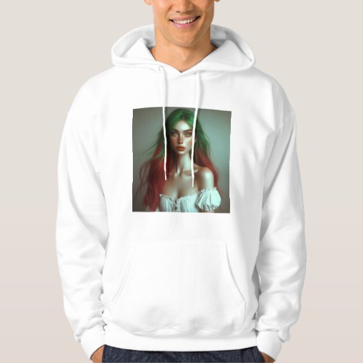 Dual Toned Elegance Hoodie (Voorkant)