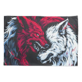 Dual Wild Lunar Wolf Kussensloop (Achterkant)