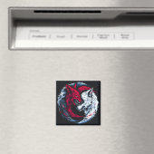Dual Wild Lunar Wolf Magneet (Insitu (Vaatwasser))