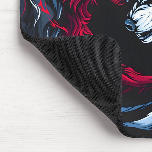 Dual Wild Lunar Wolf Muismat (Hoek)