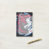 Dual Wild Lunar Wolf Post-it® Notes (Op bureau)