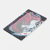 Dual Wild Lunar Wolf Post-it® Notes (Schuin)