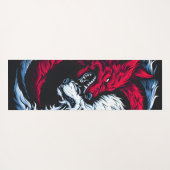 Dual Wild Lunar Wolf Yogamat (Achterkant (horizontaal))