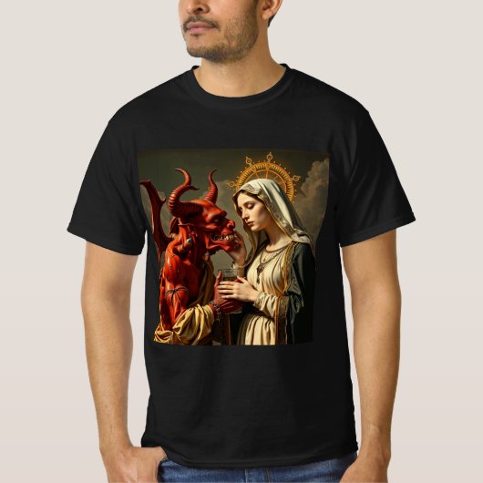 Dualidad: Lucha entre Luz y Oscuridad T-shirt (Voorkant)