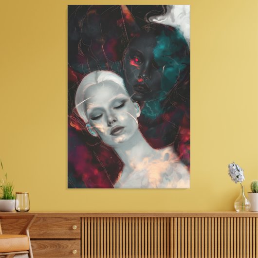 Dualisme Canvas Afdruk (Insitu (Woonkamer))