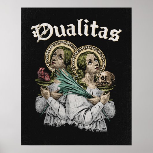 Dualitas - Gotisch ontwerp Poster (Voorkant)