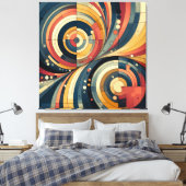 Dualiteit - Bauhaus - Canvas Art (Insitu (Slaapkamer))